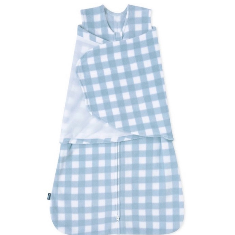 Blue Gingham Baby Sleep Sack